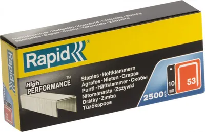 Image de Agrafes Rapid N53 10mm Fixation Robuste Et Durable - Rapid