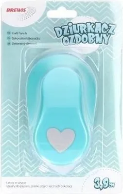 Zdjęcie produktu dla Dziurkacz ozdobny - Serce 3,8cm MIX