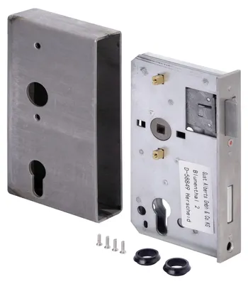 Immagine prodotto di Alberts 417055 Valigetta per serratura, con serratura zincata, acciaio, arretramento 60 mm, 172 x 94 x 40 mm