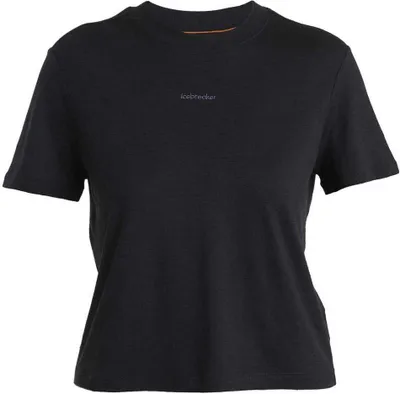 Produktbild von Icebreaker Merino 150 Tech Lite Iii Crop Sport-top Schwarz XS Frau Schwarz XS