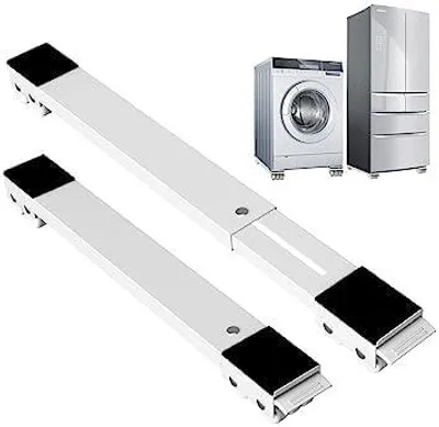Obrázok produktu pre 2 kusy koliesok na nábytok – systém koliesok na posúvanie nábytku – transportné kolieska – 5 ks, priemer 40,5–72 cm – maximálna nosnosť 300 kg – kolieska na prepravu nábytku – ideálne na nábytok