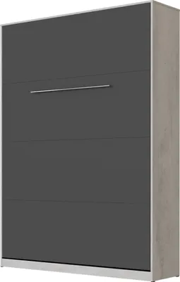 Produktbild von SMARTBett Schrankbett Standard Beton/Anthrazit 140 Vertikal