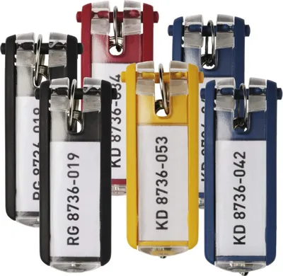 Immagine prodotto di DURABLE Portachiavi KEY CLIP conf. bulk, 24 pezzi, Colorato, 194927