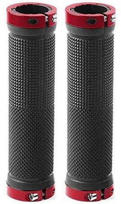 Produktbild von Fahrradgriffe Lenkergriffe 22mm für MTB BMX Mountainbike Gummi Rutschfest Stoßfest 130mm Schwarz