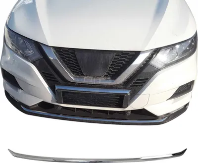 Obrázok produktu pre Lišty mriežky chladiča Lišty mriežky chladiča pre Nissan Qashqai J11 2017-2021 chrómovo strieborné