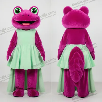 Produktbild von Magenta MASTICOT Samtige Cartoon Frosch Maskotte