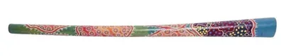 Didgeridoo bemalt, Teakholz, 130 cm