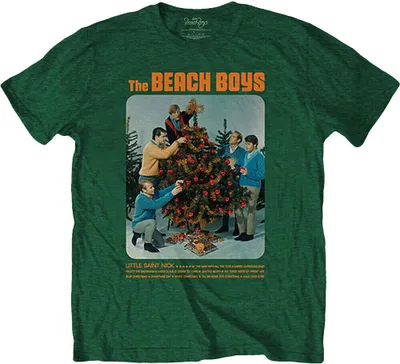 Obrázek produktu pro The Beach Boys - "Xmas Album" Tričko pro muže/dámy Uni RO3143 (L) (Zelená)