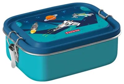 Produktbild von Step by Step Lunchbox Stainless Steel Starship dunkelblau