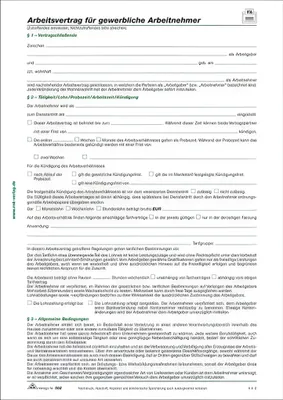 Obrázok produktu pre RNK Verlag 502 Pracovná zmluva pre komerčných zamestnancov 2 strany DIN A4