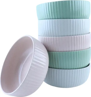 Produktbild von "OTIX Schalen ohne Griff 6 Stück Schüssel Frühstücksschale 500ML 15cm Keramik AURORA"