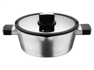 Produktbild von Masterpro  by Roland Trettl Alu-Kochtopf, Ø 24 cm, mit Glasdeckel