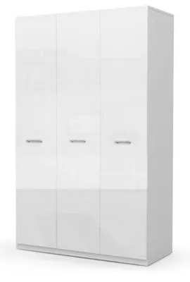 Produktbild von Weißer Schrank Schränke Kleiderschrank Hochglanz Kleiderschränke Kinderzimmer