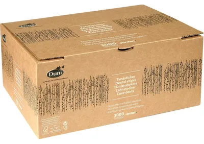 Produktbild von 3x Zahnstocher  Neutral Holz 50 | Packung (3000 Stück)
