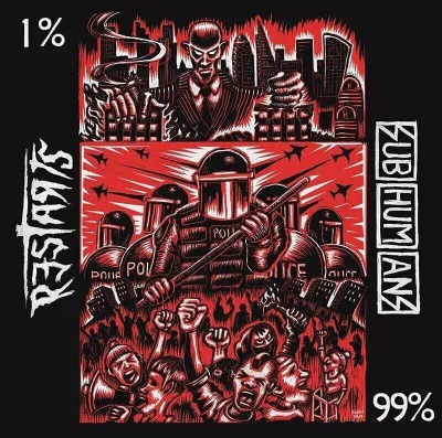 Obrázek produktu pro Subhumans / The Restarts - 99% / 1% (45 RPM) (7" Vinyl)