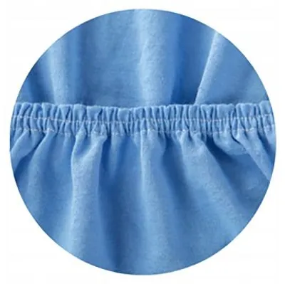 Produktbild von Nikola Jersey Spannbettlaken für Kinderbett Baumwolle Blau