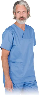 Produktbild von Herren Kasack mit 3 Taschen in Blau Gr. XL