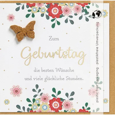 Produktbild von Perleberg 7842030-2 Geburtstagskarte Moments - inkl. Umschlag