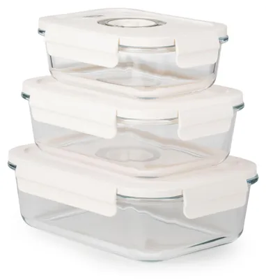 Produktbild von Satz G21 Glas-Vakuumdosen, 3 Stück