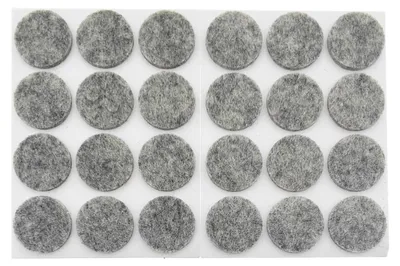 Produktbild von 24 Filzgleiter grau, Ø 25 mm, rund
