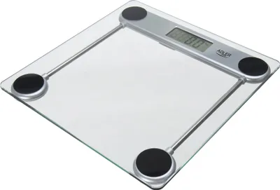 Produktbild von Adler AD 8121 Digitale Personenwaagen LCD-Bildschirm, Gehärtetes Glas, von 2,5 bis 150 kg Transparent