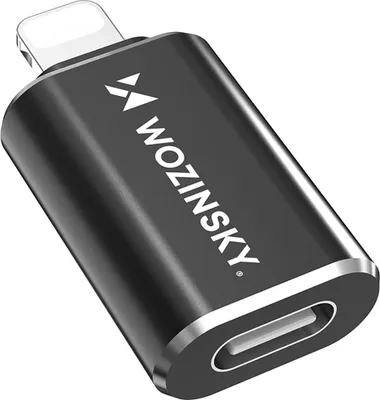 Image de Adaptateur Wozinsky Walc-01 Lightning - USB-C - Noir
