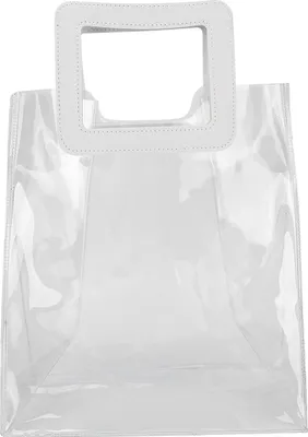 Produktbild von Geschenktüte, stabile Handtasche mit transparentem Boden, ideal für Geburtstags- und Weihnachtsgeschenke (L)