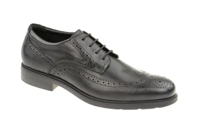 Produktbild von Geox DUBLIN Herren Businessschuhe Schnürhalbschuhe schwarz Elegant NEU