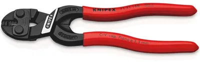 Produktbild von Knipex 71 31 160, Rot, PVC, HRC 65, Schwarz, 160 mm, 215 g
