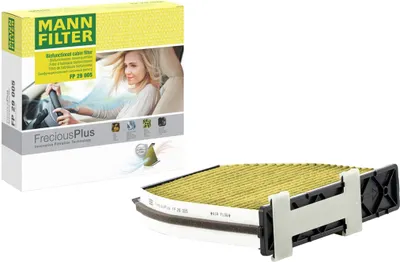 Produktbild von MANN-FILTER FP 29 005 Innenraumfilter Pollenfilter passend für MERCEDES-BENZ C-Klasse Limousine (W204) Aktivkohle