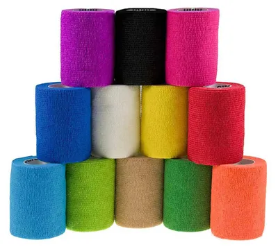 Produktbild von 1 Haftbandage Selbsthaftende Bandage / Fixierbinde 10 cm x 4,5 m hellgrün