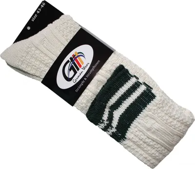 Produktbild von Lange Trachtensocken Strümpfe Socken aus Wolle Natur, Größe:39-42