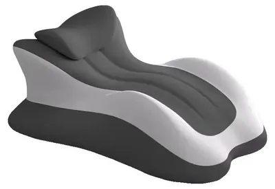Image de Coussin Bettkeil, hauteur réglable, housse amovible, couleur noire