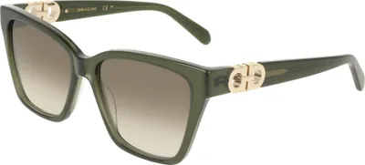 Produktbild von Ferragamo SF2110S Transparent khaki 57/16/145 Damen Sonnenbrillen