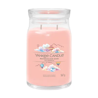 Produktbild von Yankee Candle Watercolour Skies, Zylinder, Pink, Blumig, 90 h, 1 Stück(e)