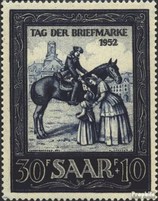 Produktbild von Briefmarken Saarland 1952 Mi 316 (kompl.Ausg.) gestempelt Tag der Briefmarke