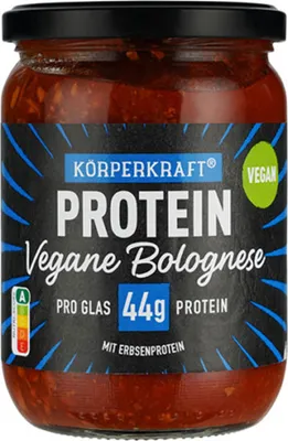 Produktbild von Körperkraft vegane Bolognese mit Erbsenprotein 530g