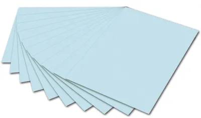 Produktbild von Folia 6139E Fotokarton - 50 x 70 cm, eisblau