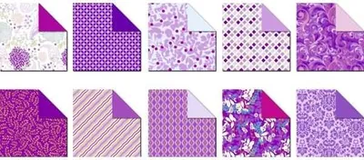 Produktbild von URSUS Designpapier Amethyst violett 15x15cm