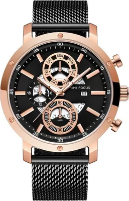 Immagine prodotto di Orologio Mini Focus VA-23941 - Nero / Oro Rosa KP23941
