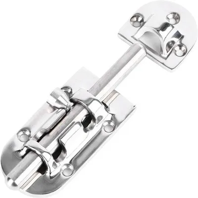 Produktbild von Famanu Schiebetürschloss - Kastenschloss aus Edelstahl - 316 rostfrei - 110 x 38 mm - Silber