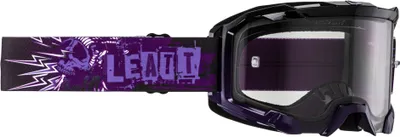 Immagine prodotto di Maschera motocross LEATT Velocity 4.5 UV nero viola lente fumè 58%