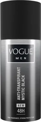 Immagine prodotto di Vogue Uomo - Mystic Black - Deodorante spray - Antitraspirante - 150 ml - 1 pezzo
