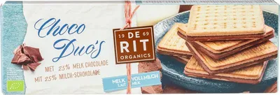 Productafbeelding van De Rit Choco-Duo'S Melk (150 gr)
