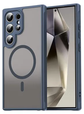 Obrázok produktu pre Techsuit – HaloFrost II MagSafe ochranný kryt na Samsung Galaxy S24 Ultra – tmavomodrý
