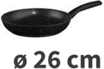 Obrázek produktu pro Hliníková pánve, pánev s mramorovým povrchem, O 26 cm