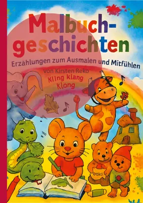 Produktbild von Kinderbuch ab 3 Jahren: Vorlesegeschichten und Malspass mit Maeusejunge Fips, Schlange Pinki, Kuh Rosalinde