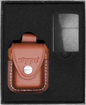 Produktbild von ZIPPO Feuerzeug BLACK CRACKLE Geschenkset Nr. 4