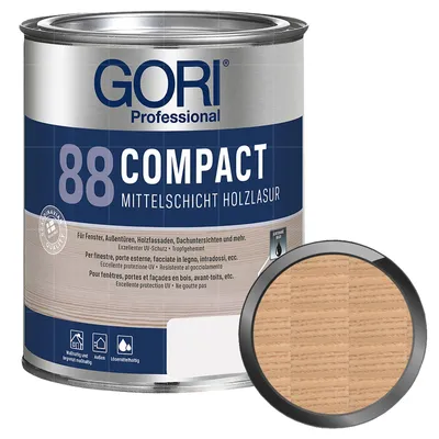Produktbild von GORI 88 Compact Lasur 5 Liter Base 30 / Farblos
