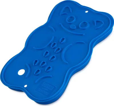 Produktbild von Zenker Haribo 2in1 Ausstecher und Motiv-Stempel im XXL-Format Ausstechform für leckere Goldbär-Kekse im Handumdrehen Keksausstecher im Haribo-Design